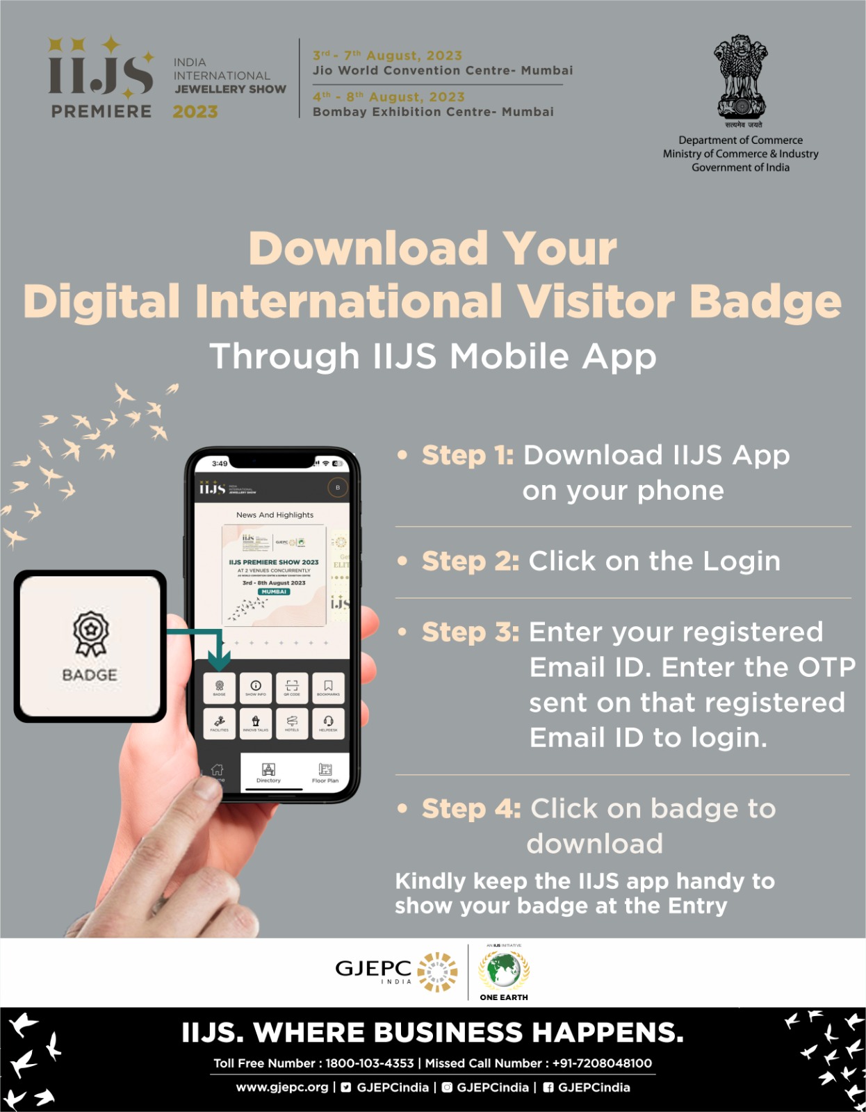 IIJS Premiere Login IIJS Exhibition GJEPC India