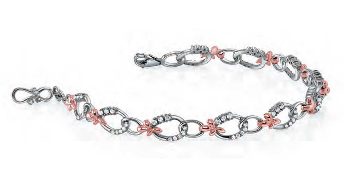 Evara Platinum Light Weight Bracelet for Women JL PTB 830-PT – Jewelove.US