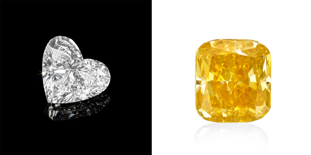 Fancy vivid yellow diamond- MID House of Diamonds