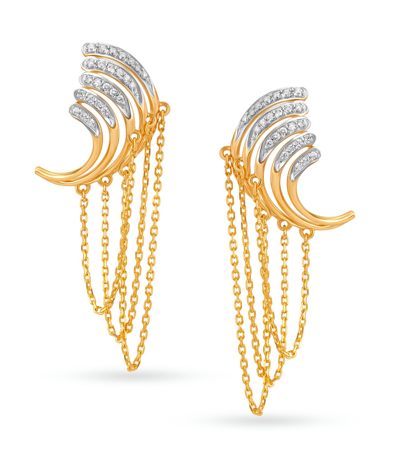 Mia All-Rounders by Tanishq 14KT Yellow Gold Earring
