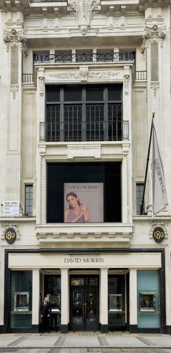 David Morris’ New Bond Street boutique.
