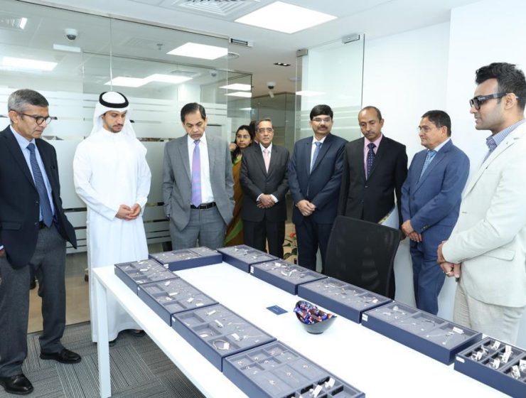IJEX walk-through: Dignitaries inspecting some of the jewellery on display at IJEX on the opening day.