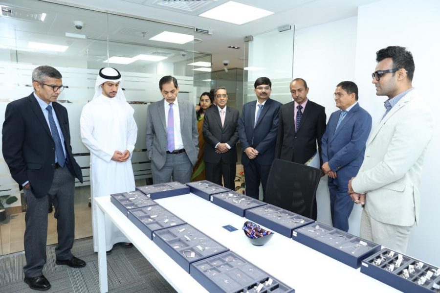 IJEX walk-through: Dignitaries inspecting some of the jewellery on display at IJEX on the opening day.