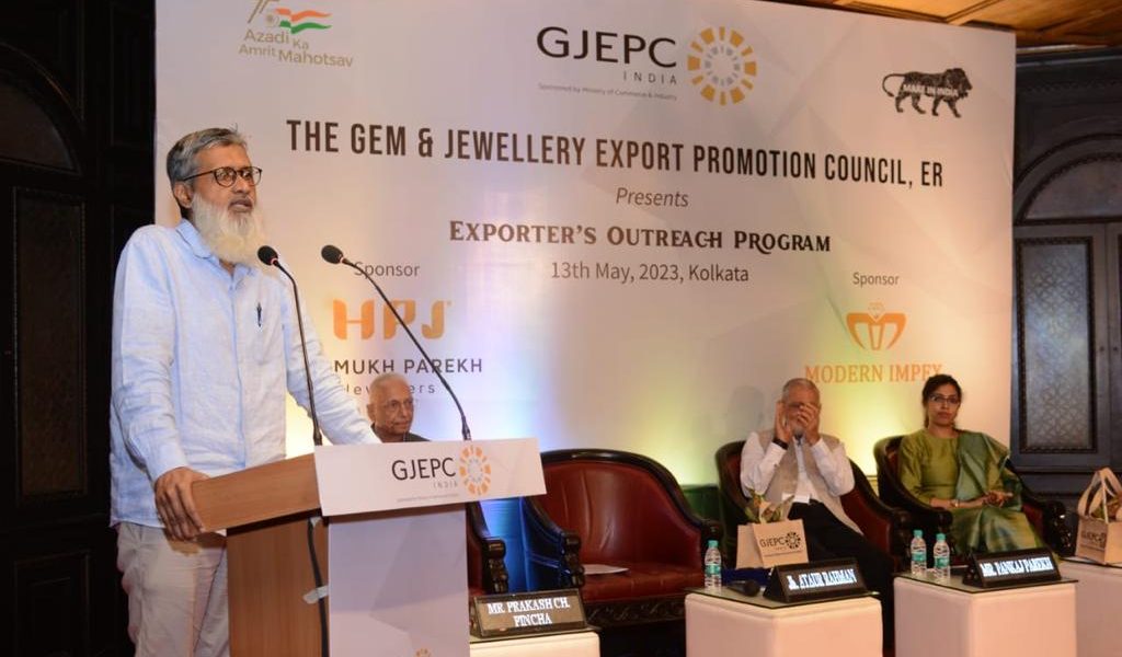 Photo: Jb. Ataur Rahman, Commissioner of Customs, Kolkata, addressing the audience.