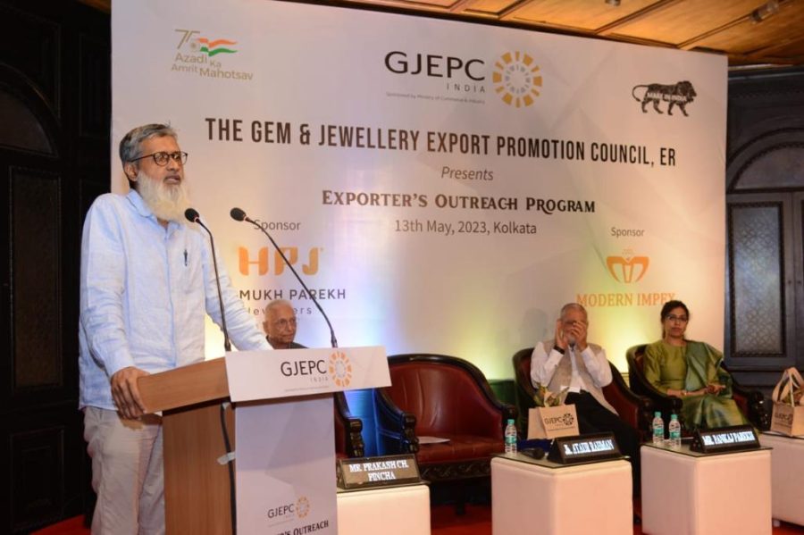Photo: Jb. Ataur Rahman, Commissioner of Customs, Kolkata, addressing the audience.