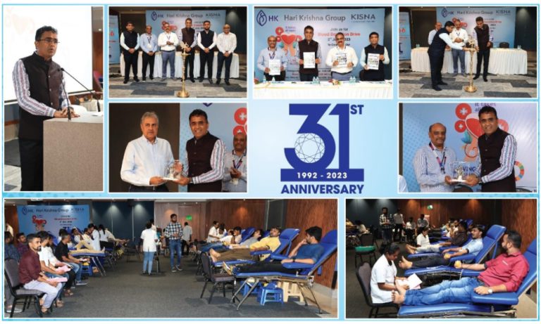 Hari Krishna Exports Celebrates 31st Anniversary With Blood Donation ...