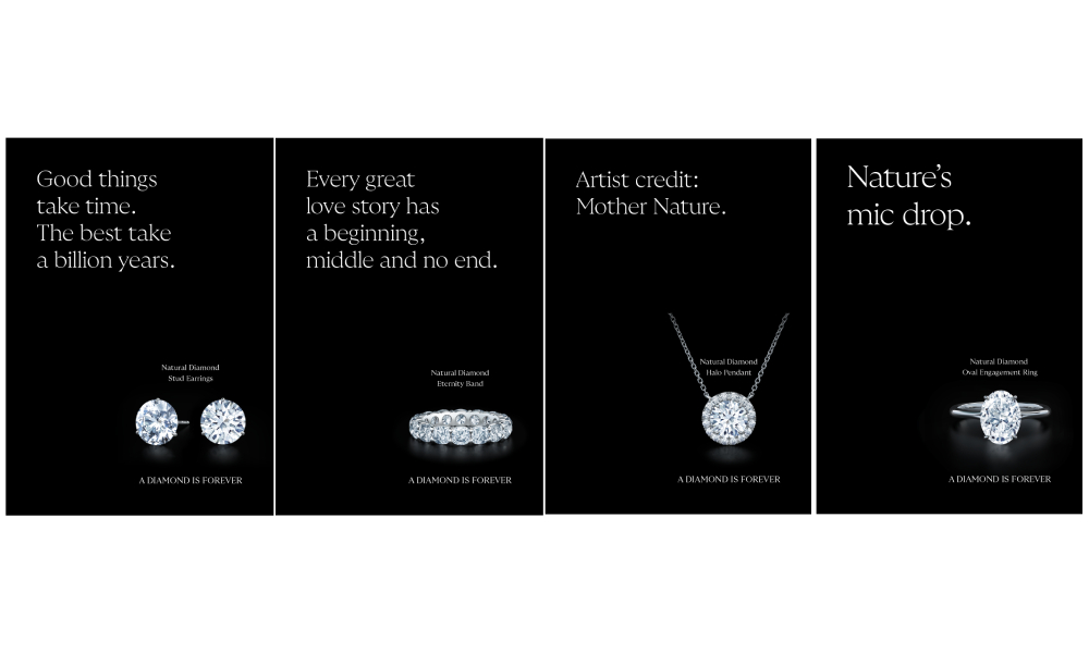 De Beers Revives Iconic 'A Diamond Is Forever' Campaign, Says Will Not Sell  LGD Engagement Rings - India's leading B2B gem and jewellery magazine